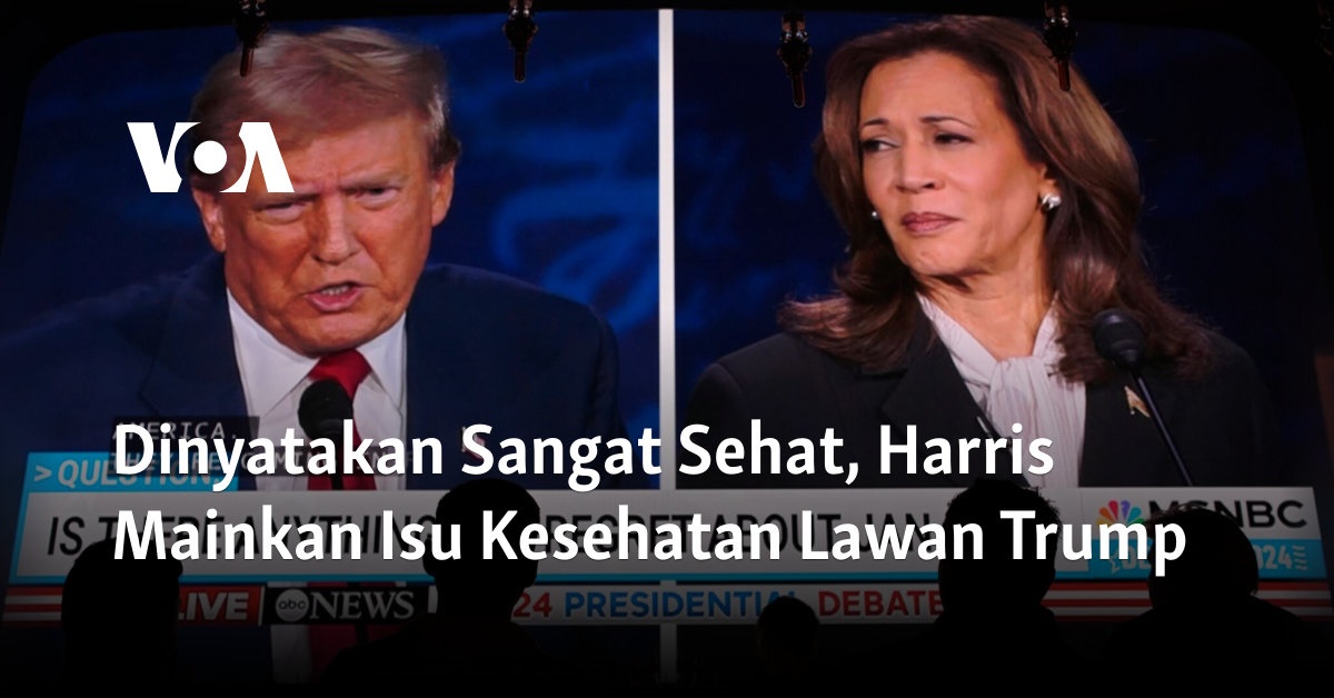 Dinyatakan Sangat Sehat, Harris Mainkan Isu Kesehatan Melawan Trump